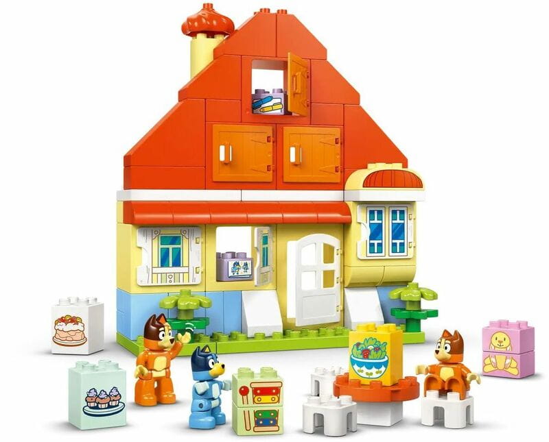 Конструктор LEGO Duplo Bluey Семейный дом Блуи с игрой на запоминание (10459)