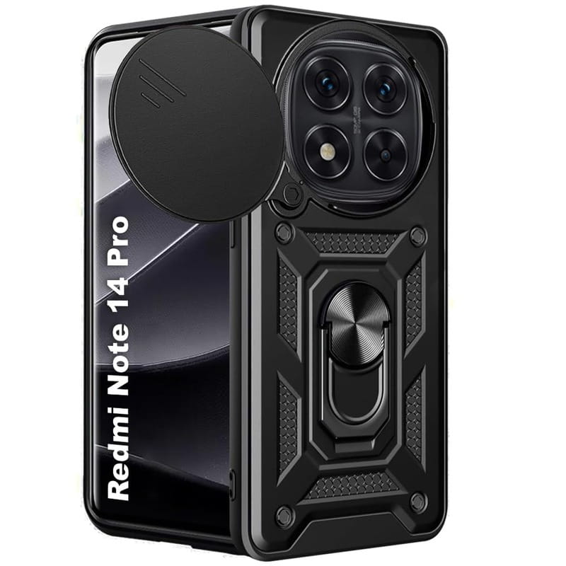 Чохол-накладка BeCover Military для Xiaomi Redmi Note 14 Pro 5G Black (712869)