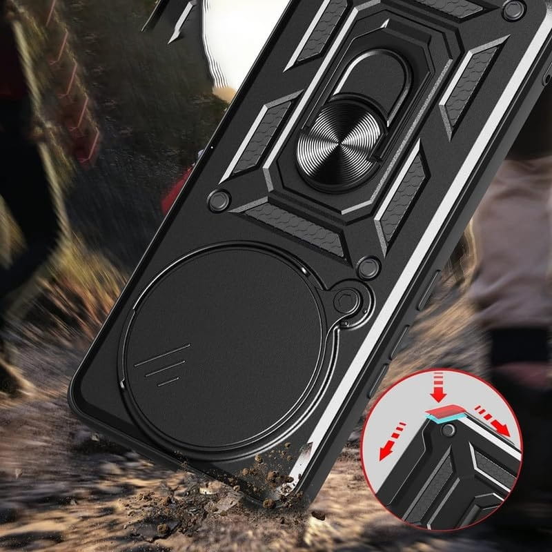 Чeхол-накладка BeCover Military для Poco X7 Black (712873)