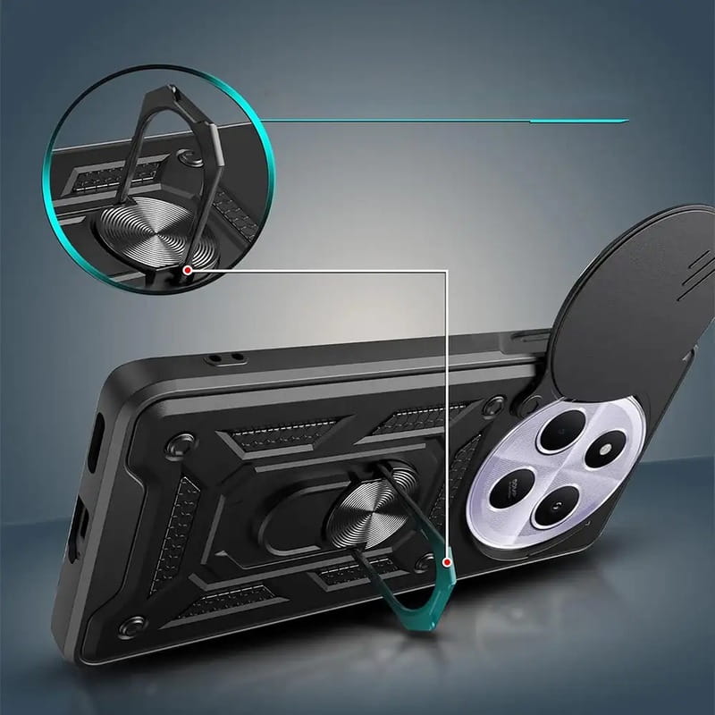 Чeхол-накладка BeCover Military для Xiaomi Redmi A4 5G Black (712875)