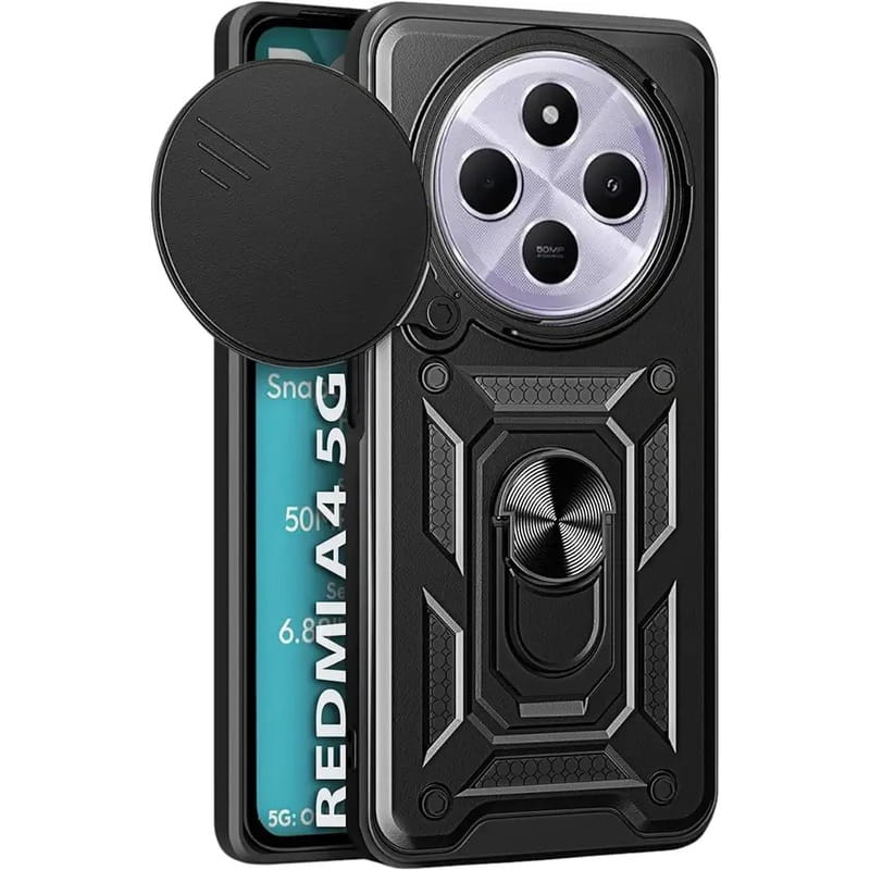 Чeхол-накладка BeCover Military для Xiaomi Redmi A4 5G Black (712875)