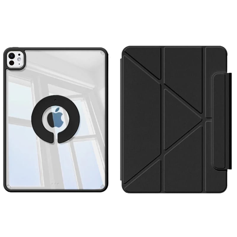 Чехол-книжка BeCover Ultra Slim Origami Flex для Apple iPad Pro 13 (2024) Black (712978)