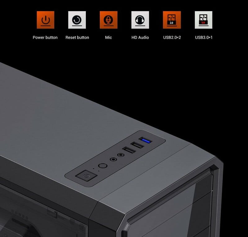 Корпус GameMax G561E Black