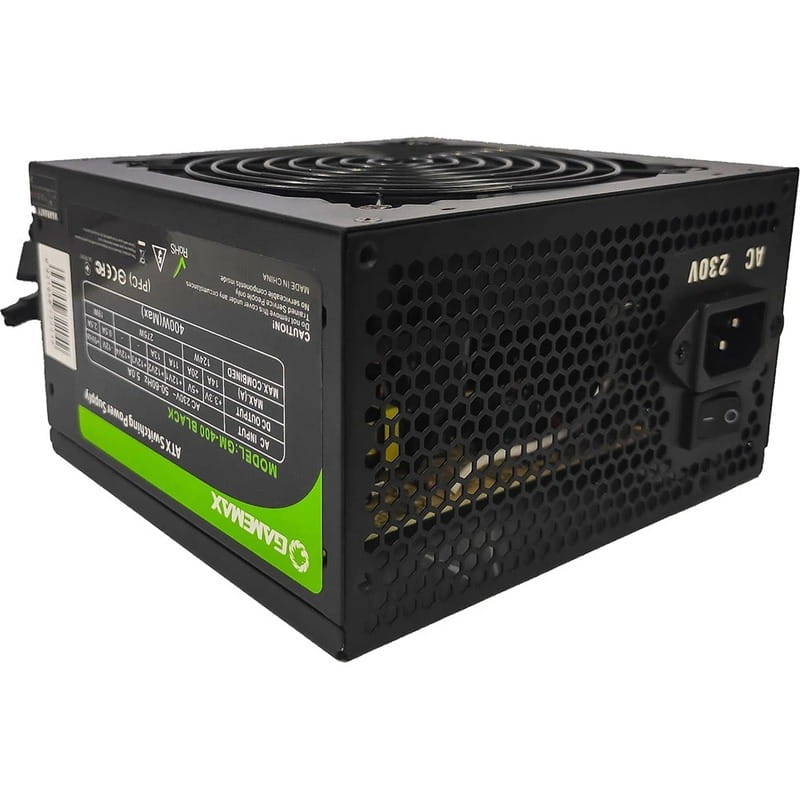 Блок живлення GameMax GM-400 Black, 400W