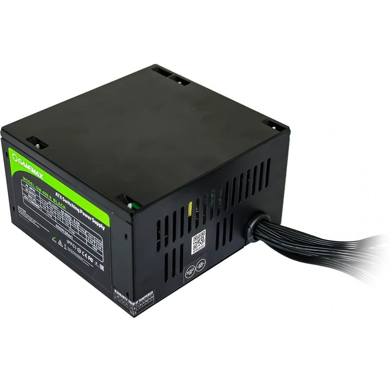 Блок живлення GameMax GM-400-8CM Black, 400W
