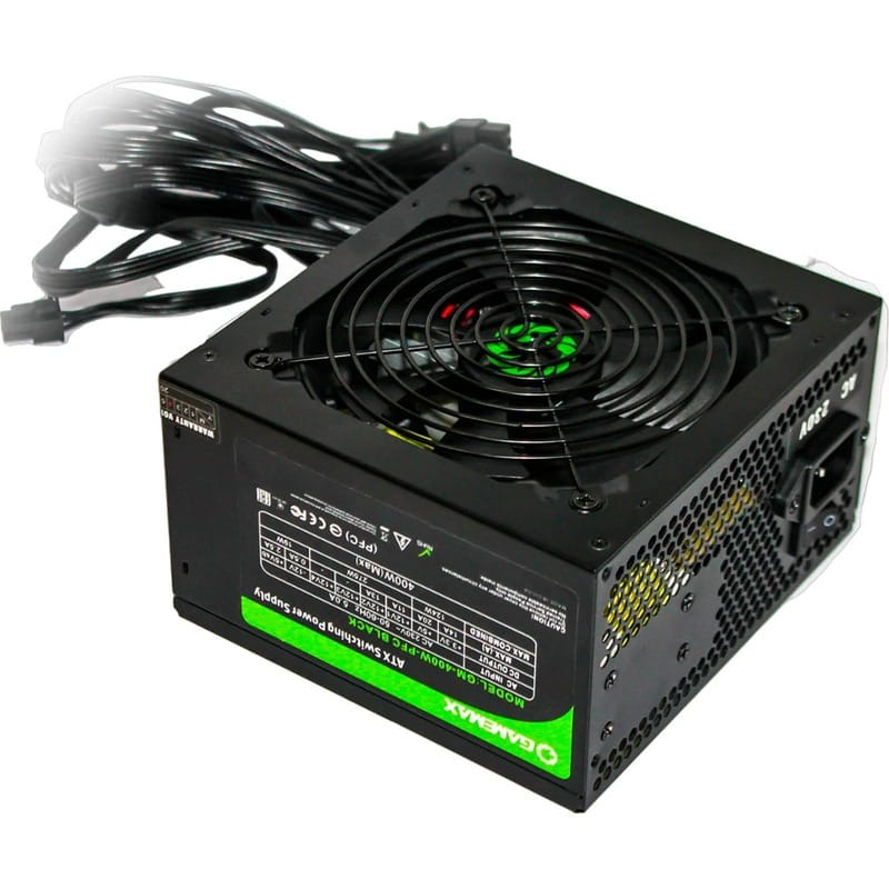 Блок живлення GameMax GM-400-PFC Black, 400W