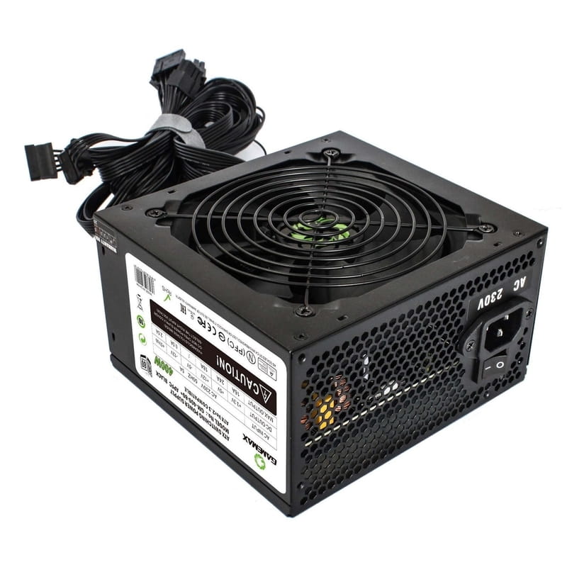 Блок живлення GameMax GM-400-80+APFC Black, 400W