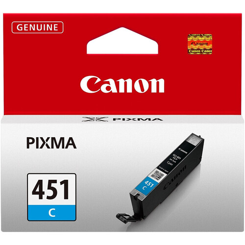 Фото - Картридж Canon   (CLI-451) iP7240/MG5240/MG5540/MG6340/MG6440/MG7140/MX924  Cyan 6524B001 (6524B001)