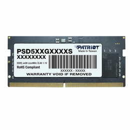 Модуль пам`яті SO-DIMM DDR5 32GB/5600 Patriot Signature Line (PSD532G56002S)
