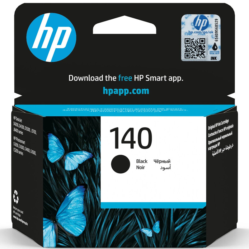 Картридж HP №140 PS C4283/4483/4583/5283/5363/J5783/6413, DJ D4363 (CB335HE) Black