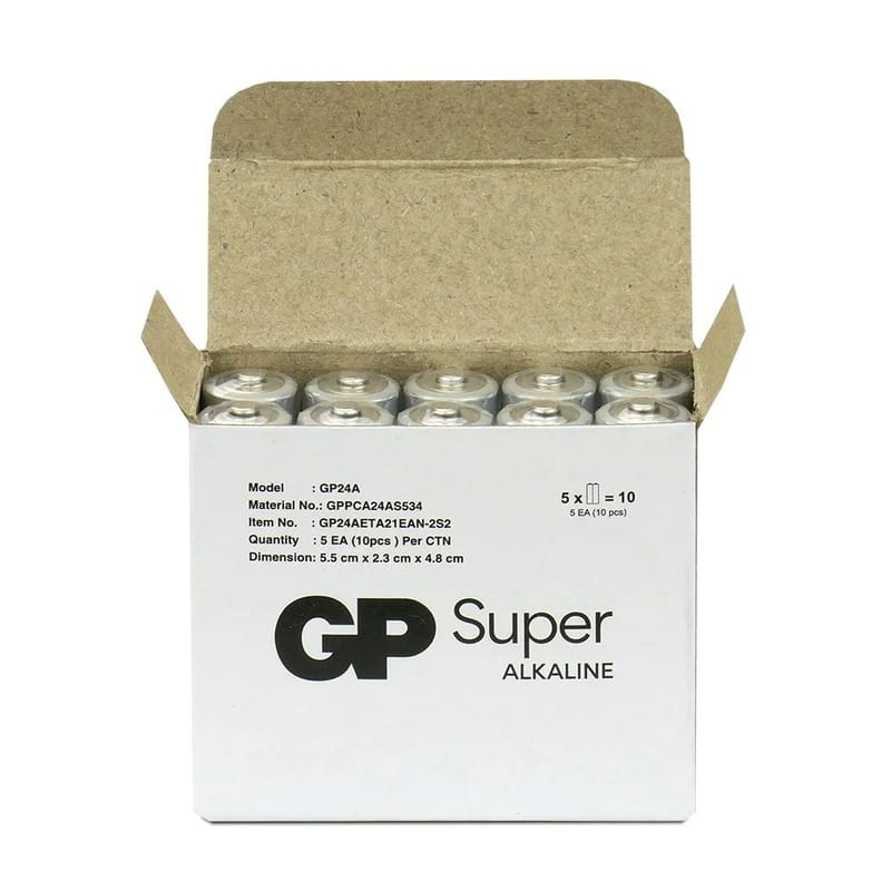 Батарейка GP Super Alkaline AAA/LR03 10шт