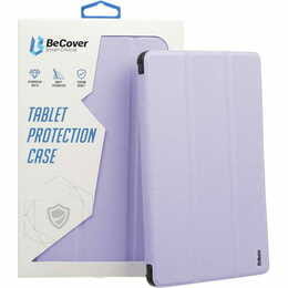 Чохол-книжка BeCover Ultra Slim Origami Transparent з кріпленням Apple для Apple iPad 10.9" 2022 Purple (712941)