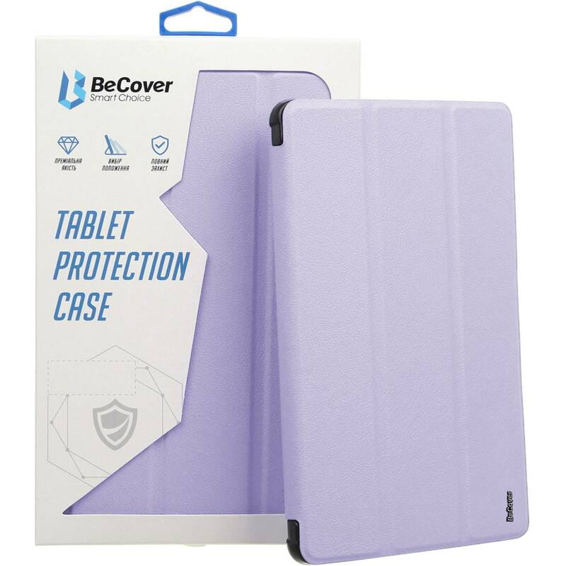 Чeхол-книжка BeCover Ultra Slim Origami Transparent с креплением Apple для Apple iPad Mini 6 2021 Purple (712933)