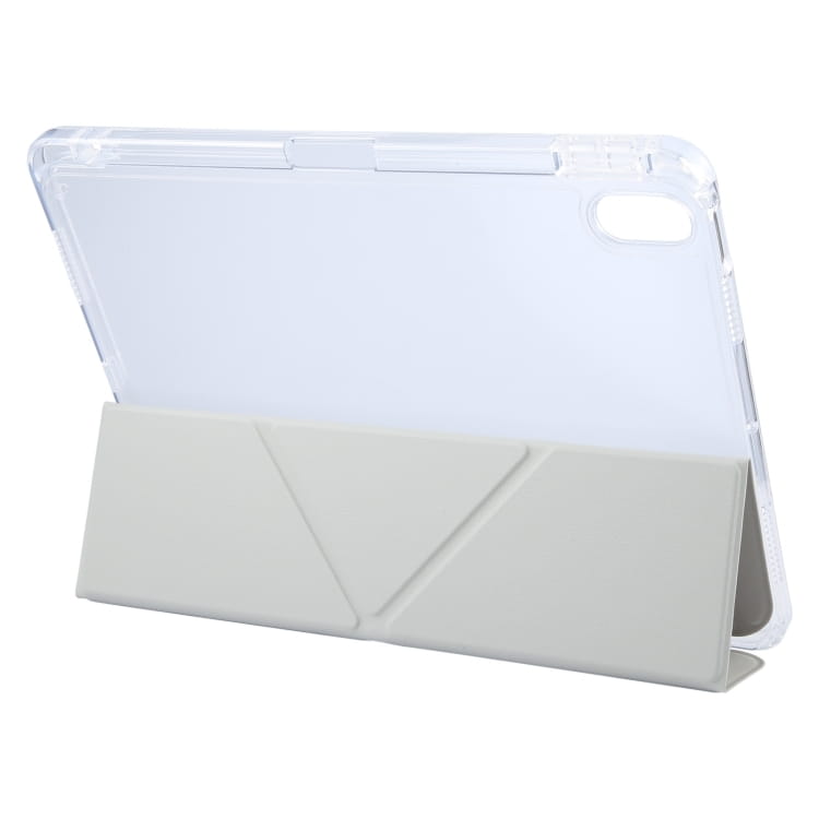 Чeхол-книжка BeCover Ultra Slim Origami Transparent с креплением Apple для Apple iPad Mini 6 2021 Gray (712931)