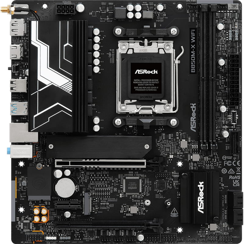 Материнская плата ASRock B850M-X WiFi R2.0 Socket AM5