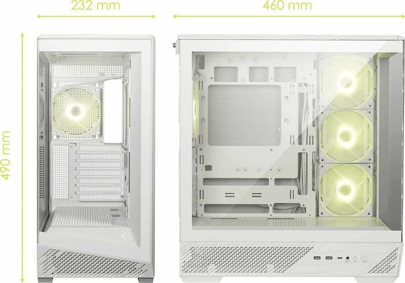 Корпус MSI MAG Pano 130R PZ White без БП