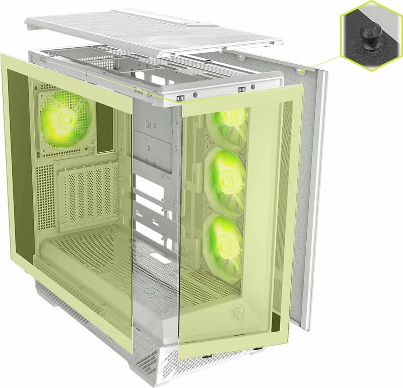 Корпус MSI MAG Pano 130R PZ White без БП