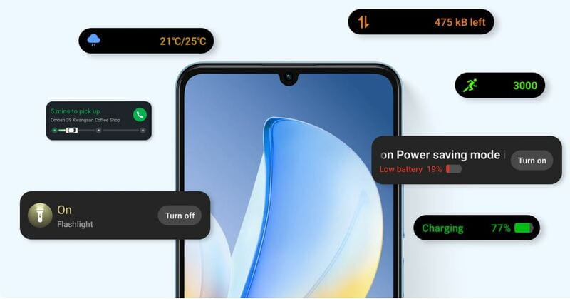 Смартфон Realme Note 70 4/128GB (RMX5313) Obsidian Black