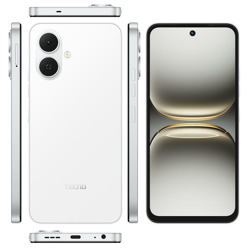 Смартфон Tecno Spark Go 2 (KM4) 3/64GB Veil White (4894947088827)