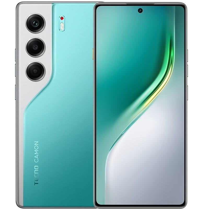 Смартфон Tecno Camon 40 (CM5) 8/128GB Emerald Lake Green (4894947069260)
