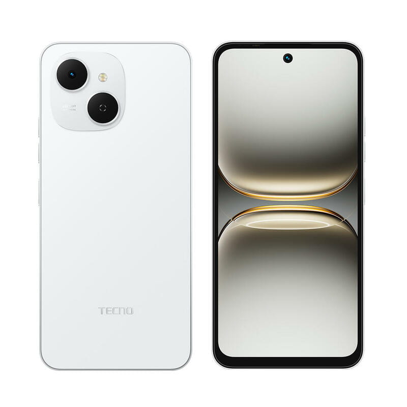 Смартфон Tecno Spark 40C (KM4k) 4/128GB Veil White (4894947093036)