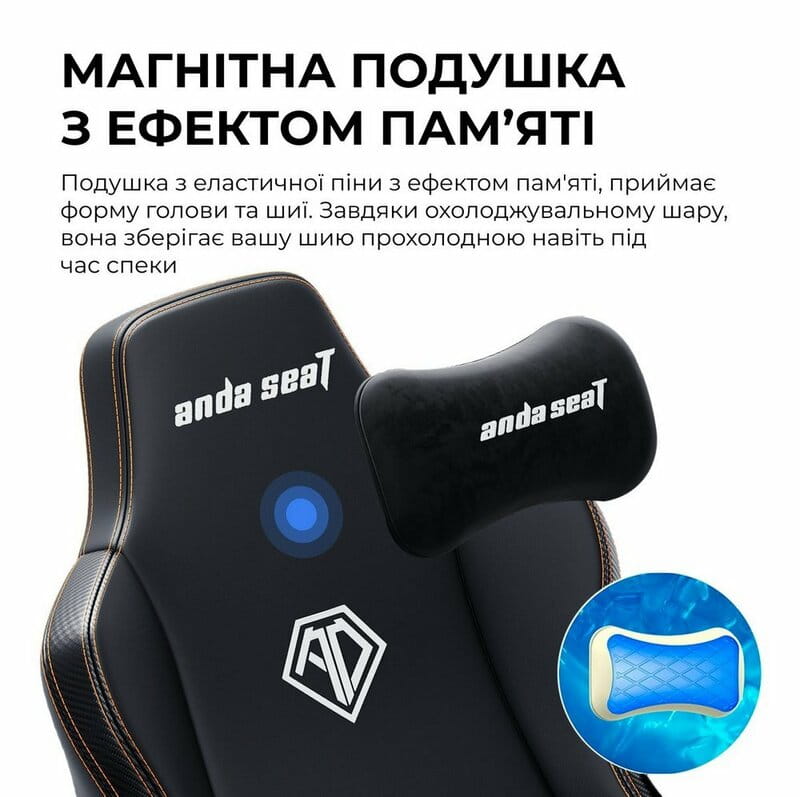 Крісло для геймерів Anda Seat Kaiser 3E XL Grey Fabric (AD23YC-XL-09-G-CF-G01)