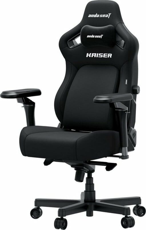 Крісло для геймерів Anda Seat Kaiser 4 V2 Size XL PVC Black Fabric (AD12YDDC-XLL-20-B-CF-03)