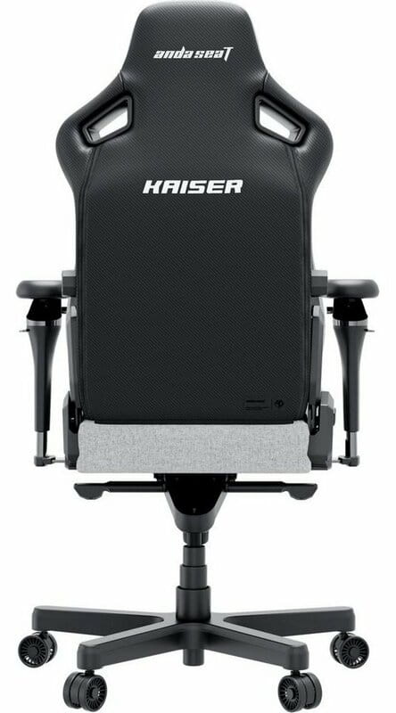 Кресло для геймеров Anda Seat Kaiser 4 V2 Size XL PVC Gray Fabric (AD12YDDC-XLL-20-G-CF-03)