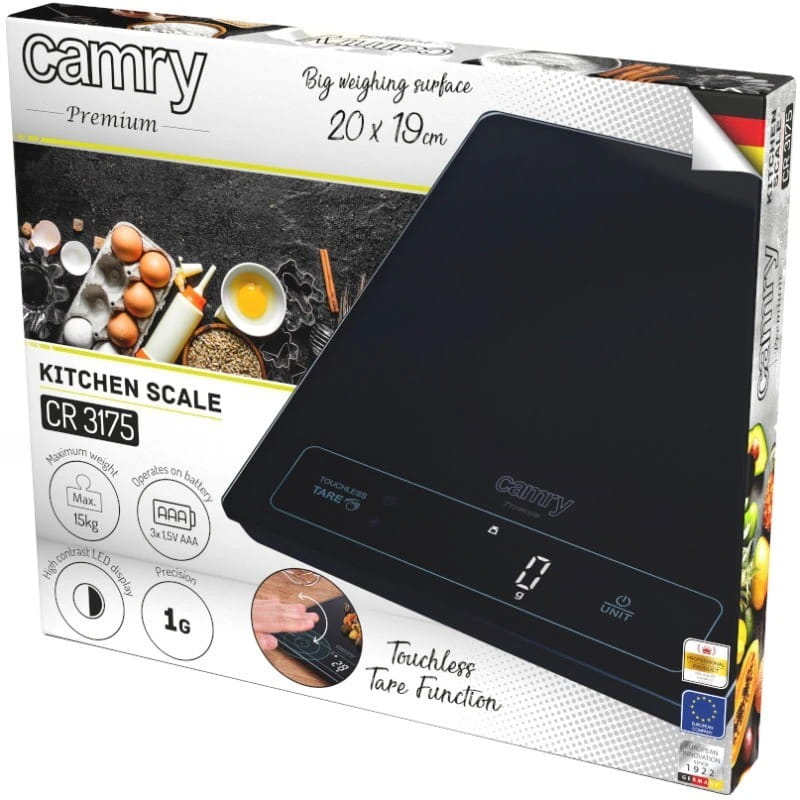 Ваги кухонні Camry CR 3175 Black