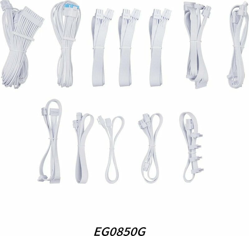 Блок питания Lian Li EDGE850, 80 Plus Gold, White, EU Cord (G9P.EG0850G.W000.EU)