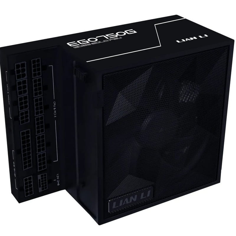 Блок питания Lian Li EDGE750, 80 Plus Gold, Black, EU Cord (G9P.EG0750G.B000.EU)