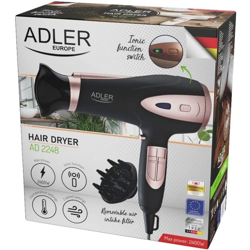 Фен Adler AD 2248 Black