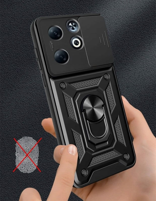 Чохол-накладка BeCover Military для Infinix Smart 9 (X6532) Black (713049)