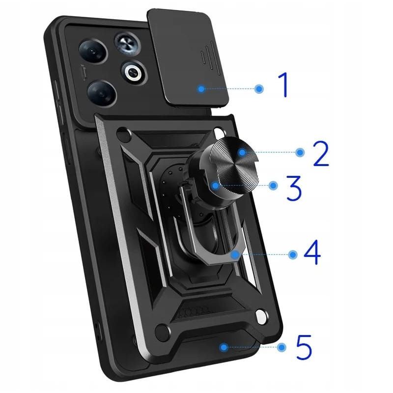 Чохол-накладка BeCover Military для Infinix Smart 9 (X6532) Black (713049)