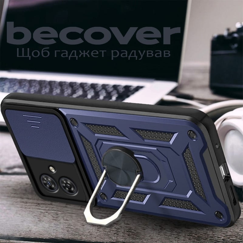 Чохол-накладка BeCover Military для Motorola Moto G55 Blue (713057)