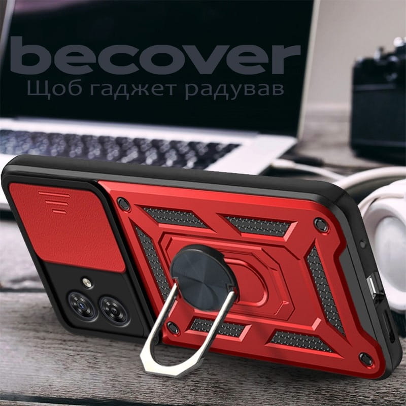 Чохол-накладка BeCover Military для Motorola Moto G55 Red (713059)