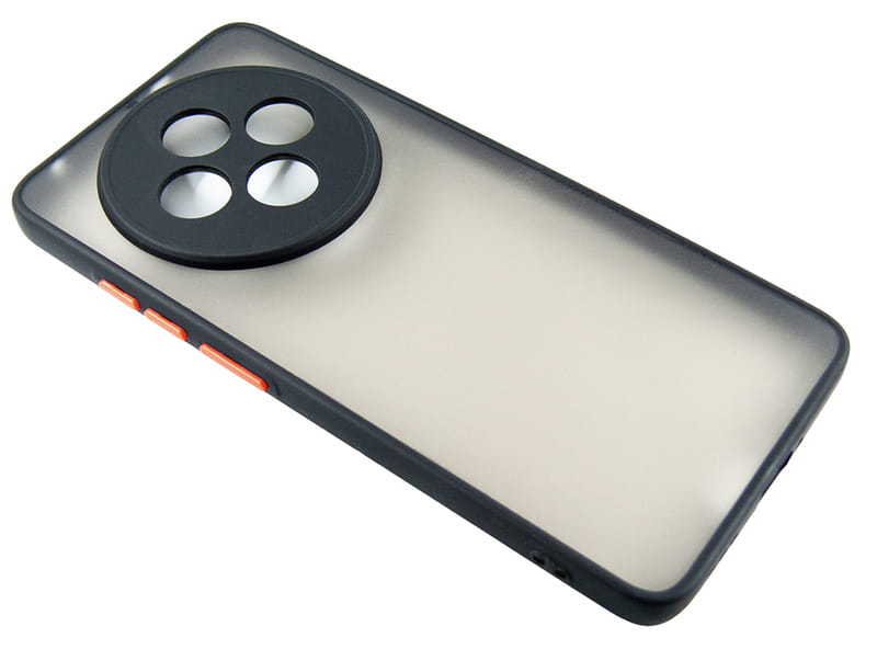 Чохол-накладка Dengos Matt для Oppo Reno 12F 4G Black (DG-TPU-MATT-167)