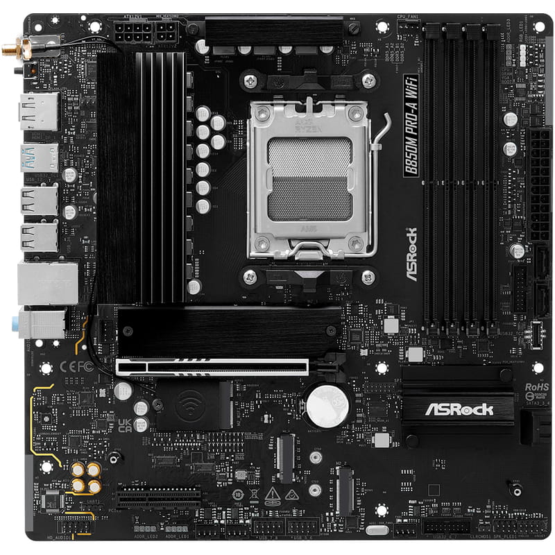 Материнська плата ASRock B850M Pro-A WiFi Socket AM5