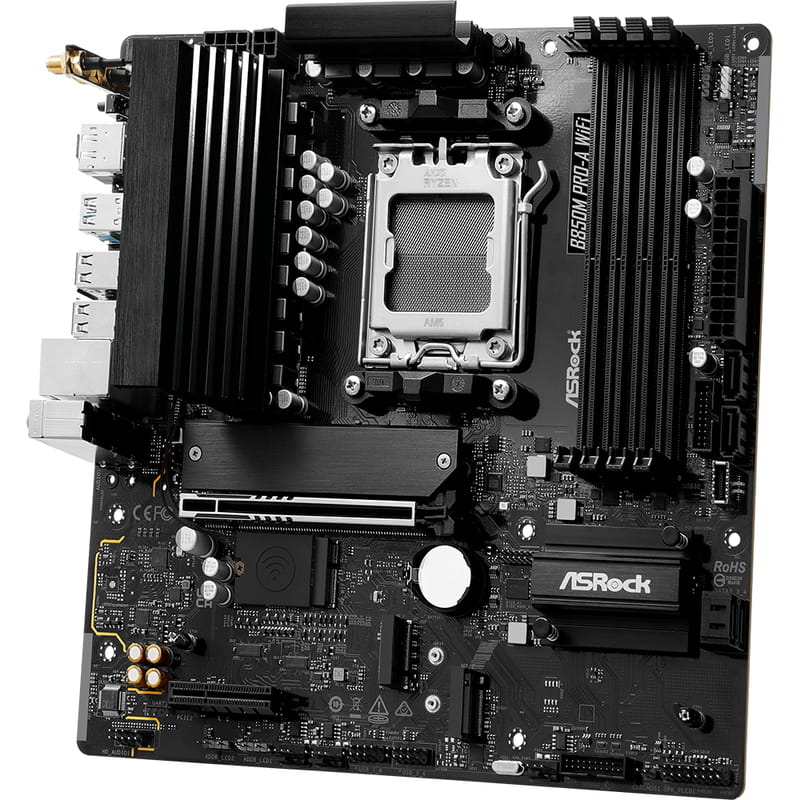 Материнська плата ASRock B850M Pro-A WiFi Socket AM5