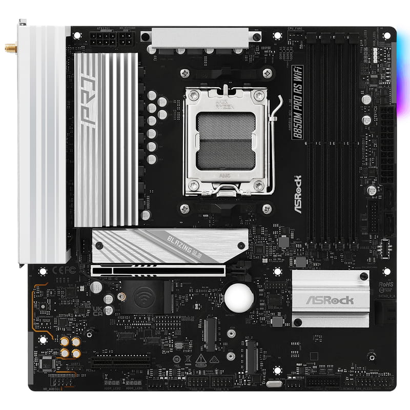 Материнська плата ASRock B850M Pro RS WiFi Socket AM5