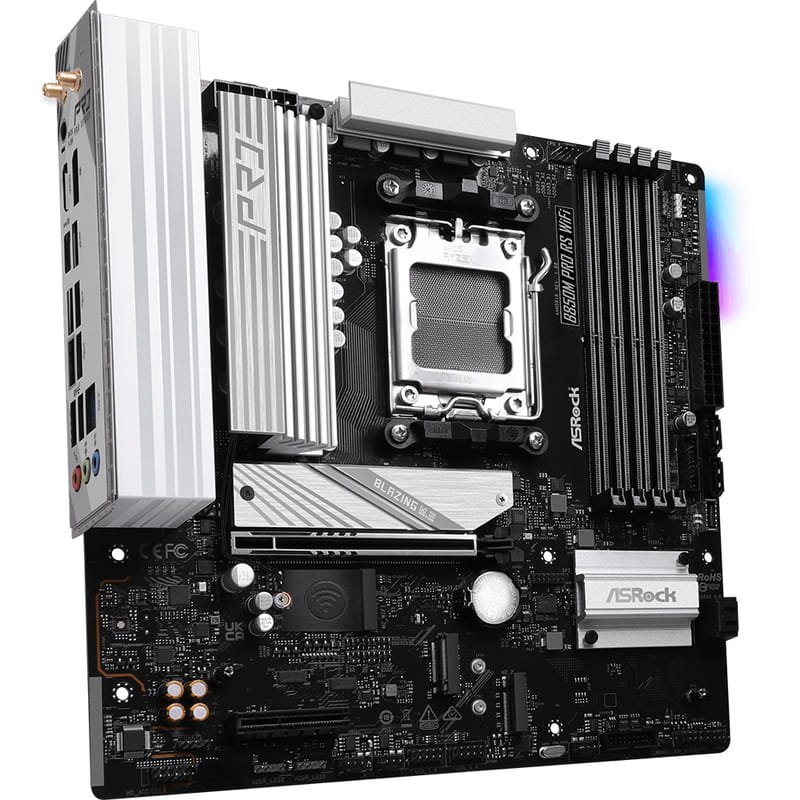 Материнська плата ASRock B850M Pro RS WiFi Socket AM5