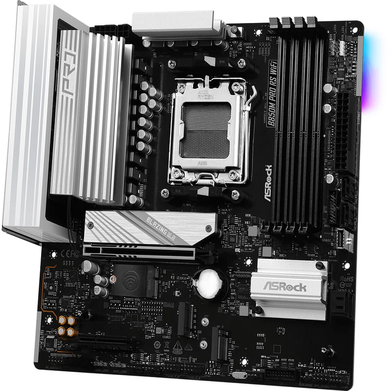 Материнська плата ASRock B850M Pro RS WiFi Socket AM5