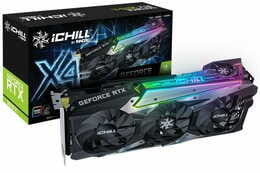 Видеокарта GF GTX 3070 Ti 8GB GDDR6X iChill X4 Inno3D (C307T4-086XX-1820VA35) (LHR)