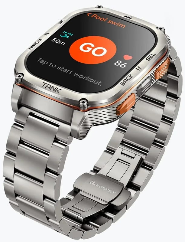 Смарт-часы Kospet Tank M3 Ultra SE Silver