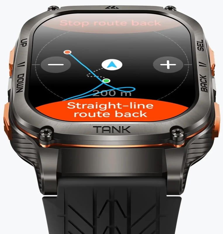 Смарт-годинник Kospet Tank M3 Ultra SE Black