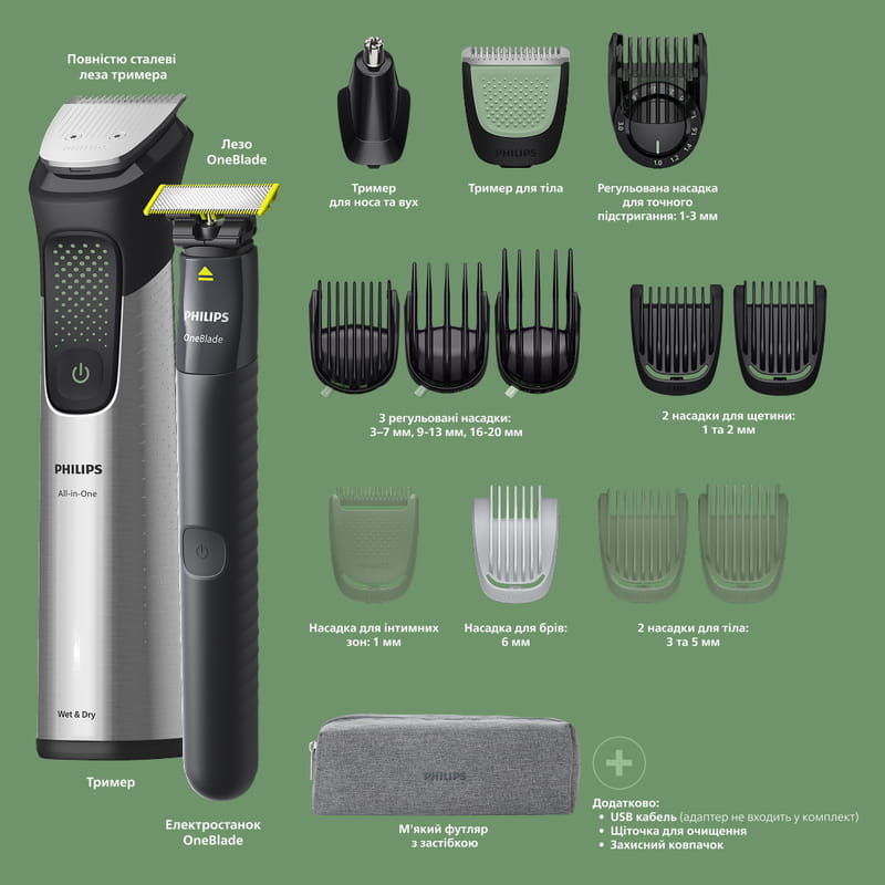 Триммер Philips All-in-One Trimmer 9000 Series MG9535/15