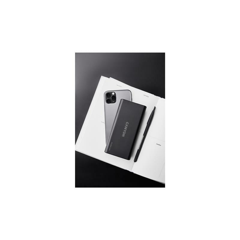 Универсальная мобильная батарея Canyon PB-108 10000mAh Black (CNE-CPB1008B)