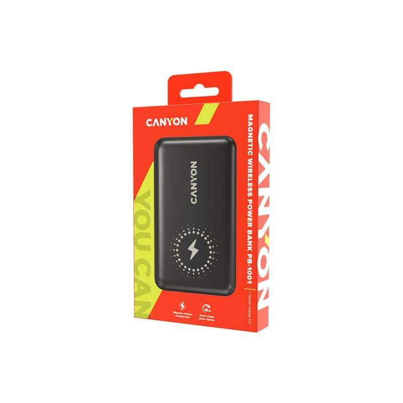Универсальная мобильная батарея Canyon PB-1001 10000mAh Black (CNE-CPB1010B)