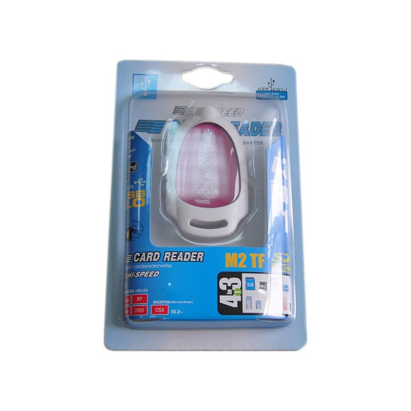 Картрідер Atcom TD2039 USB2.0-MS/SD/TF/M2 (10718)