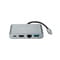 Фото - Док-станція Type-C Canyon 5-в-1 DS-4 Grey (CNS-TDS04DG) | click.ua